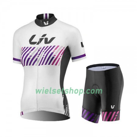 Fietskleding Dames (Fietsshirt + Fietsbroek Kort) 2017 CCC Liv N005